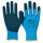 Handschuhe SOFT GRIP Gr.7-11 hellblau/dunkelblau EN 388 PSA II NITRAS