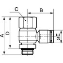 CONEX® Winkel-Schwenkverschraubung mit metrischem...