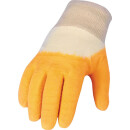 Handschuhe Gr.10 gelb I PSA I Baumwolle m.Latex ASATEX